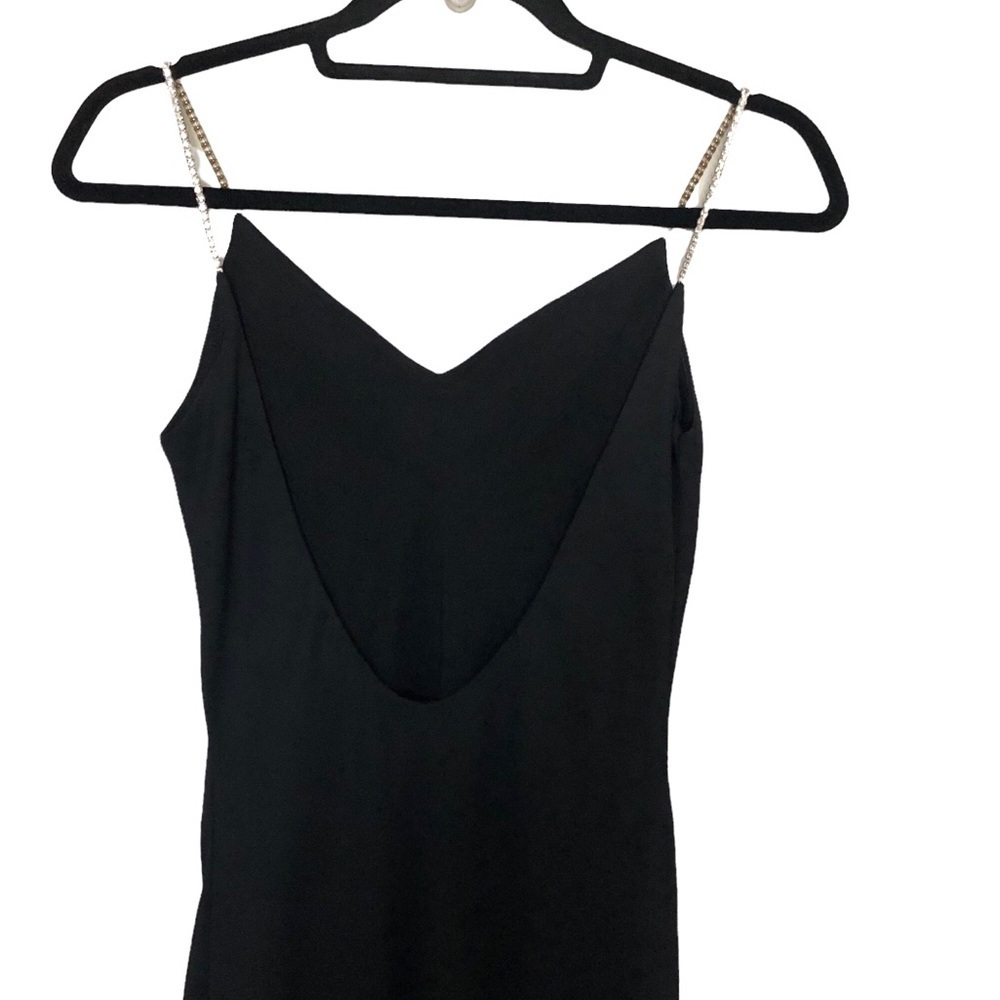 Vintage Black Maxi Dress - Picture 4 of 7